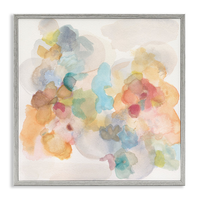 Douce aquarelle abstraite, giclée par Jodi Fuchs, H 12 po x l 12 po x P 1,5 po, Estampe numérique Farmhouse