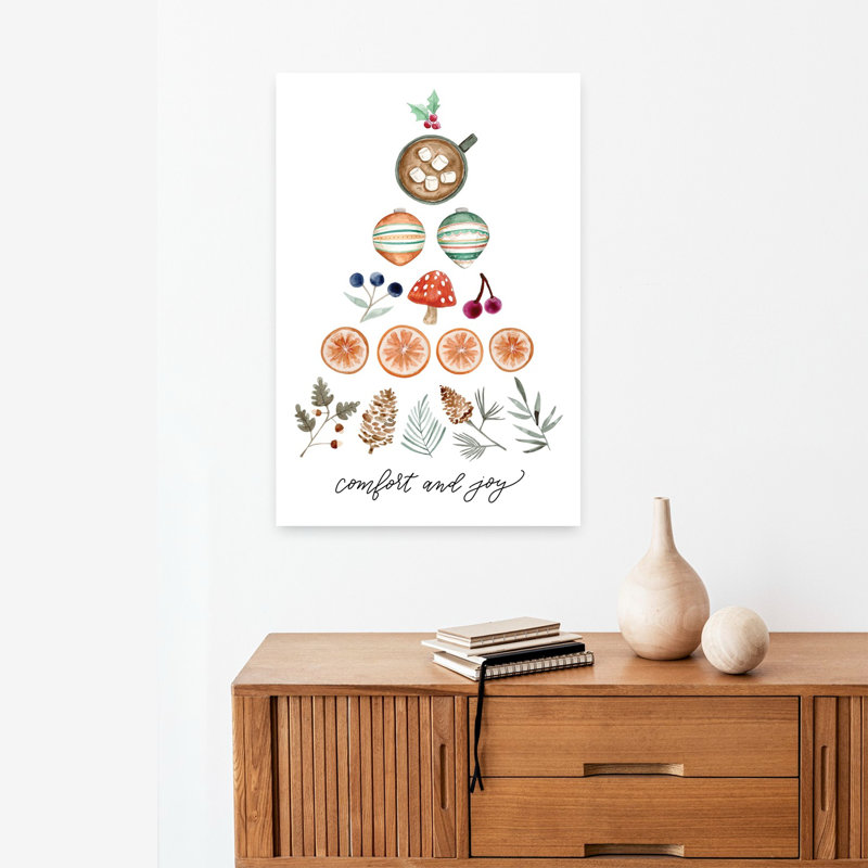 Cozy Christmas Vibes 1 Piece Wrapped Canvas Wall Art, 60.96cm H x 40.64cm W
