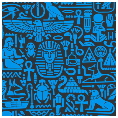 Egyptian Hieroglyphics Symbols Comforter