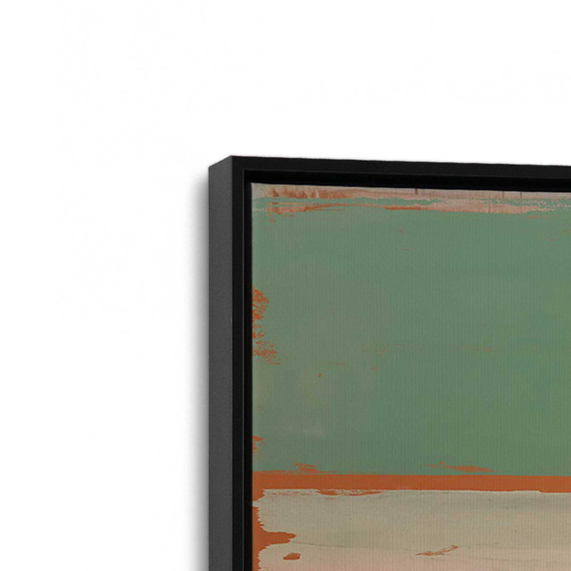 "Sunfield Glow Triptych" par Golden Glow Interiors 3 - Pièces sur toile, Cadre noir satiné, H 50 po x l 34 po
