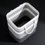 Bac de rangement pliable en tissu de grande capacité avec longues poignées - Panier à linge polyvalent pour la maison, le dortoir et l'utilisation commerciale - Organisateur 75L pour les vêtements et les articles ménagers-1662899864-1662899867