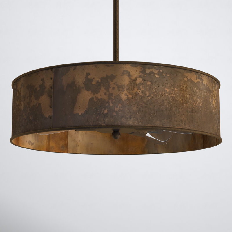 Lustre cylindrique unique à 4 lumières Luyster