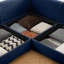 Canapé moderne en chenille avec rangement et design ergonomique pour une vie élégante-888427774