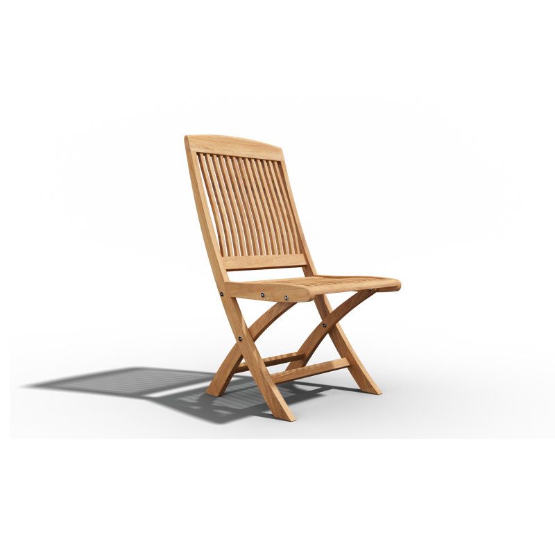 Folding Teak Patio Dining Chair