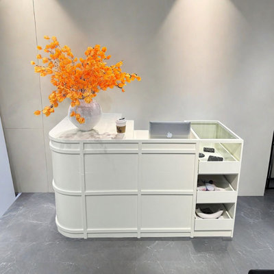 High-end light luxury center island cabinet