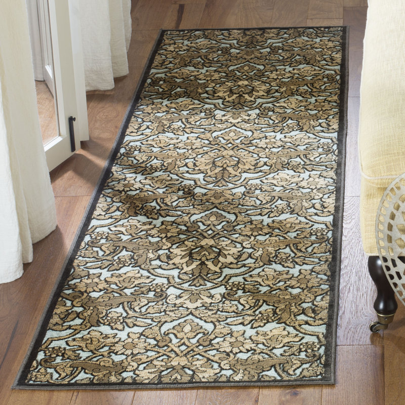 Saint-Michel Performance Floral Rug, Runner 2'2" x 8'
