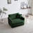 Modern Accent Arm Chair With Ottoman-1715705219
