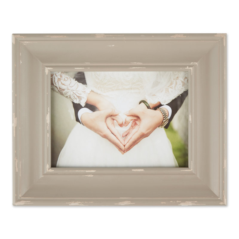 Cadre photo simple Backsten, gris, 5" x 7"