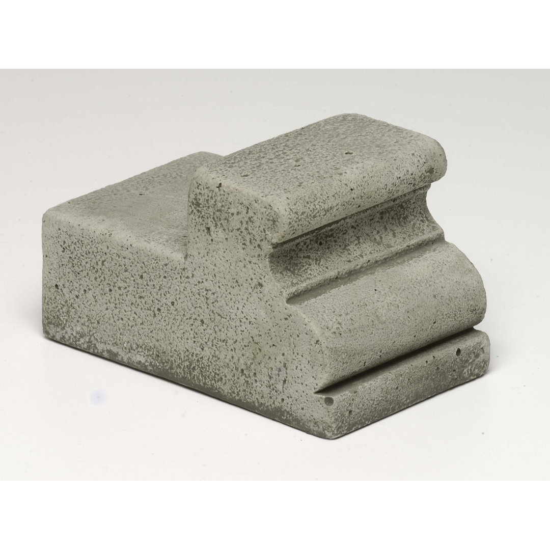 Wide Classic Riser Weather Resistant Concrete Abstract Pedestal Campania International 