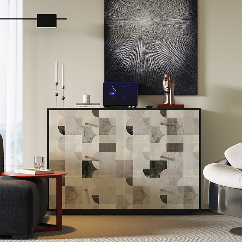 47.2in Six-drawer Sideboard Cabinet