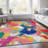 Machine Washable Indoor/Outdoor Xhevrie Blush Rug-962267430