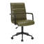 Chaise de bureau en similicuir avec base en acier Stephanie-1598280463