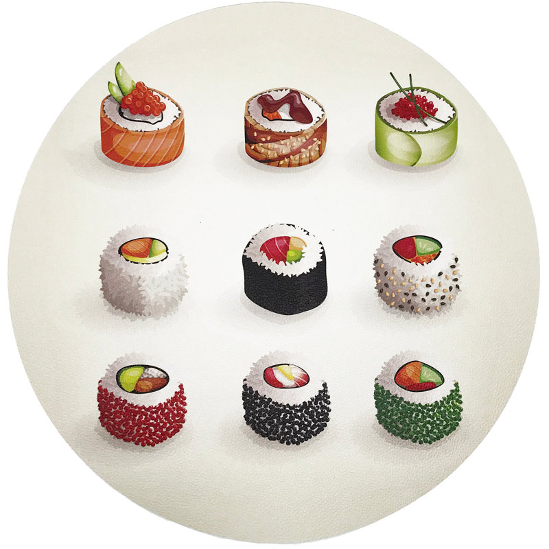 Sushi Zen 16" Vinyl Placemat
