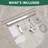 Free Standing Tub Faucet, 360°Swivel High Flow Freestanding Bathtub Faucet with Handheld Shower, Brass Body Tub Filler for Modern Bathroom-124428150