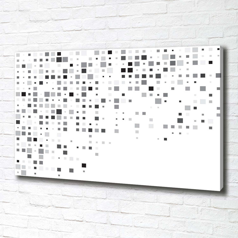 Abstraction Squares - No Frame Print on Canvas
