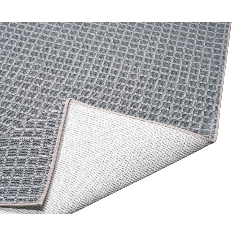 Tapis intérieur / extérieur gris Imogen, Rectangle 12 pi x 20 pi