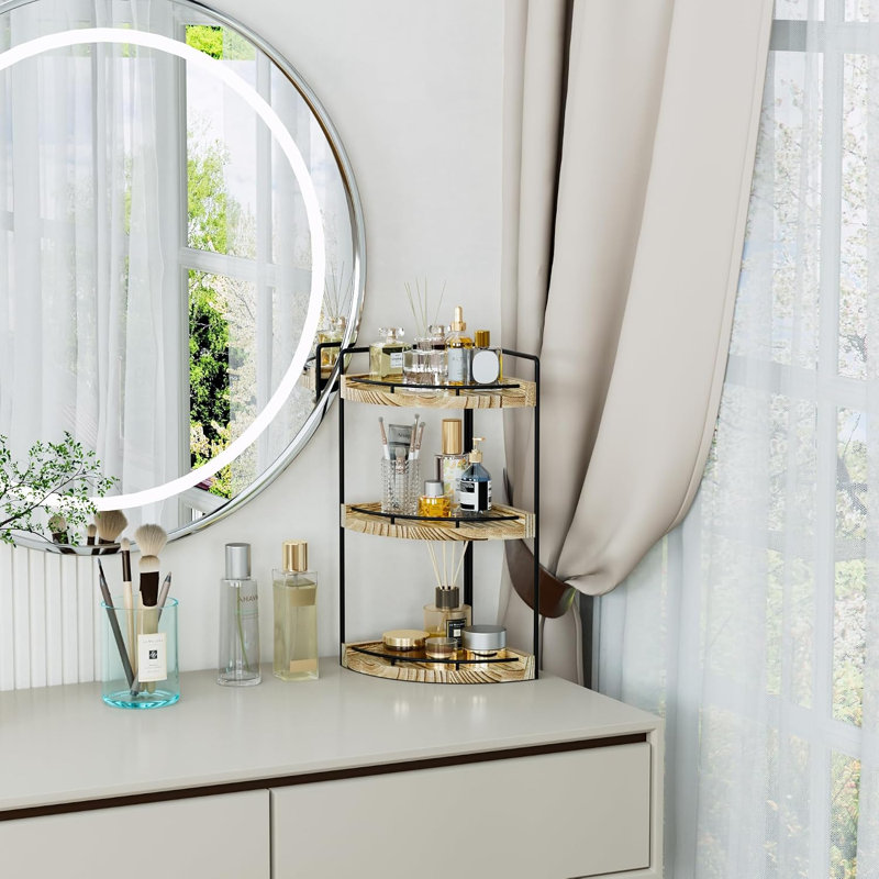Corner Bathroom Counter Organizer