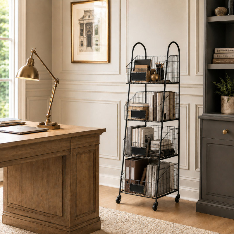 Rafael Metal Decorative Basket