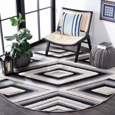 Dimon Performance Geometric Indoor/Outdoor Area Rug