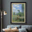«View of Vetheuil» par Claude Monet - Peinture sur toile à cadre unique-86450678