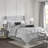 7 Piece Tufted Comforter Set Grey King-121790449-121790454