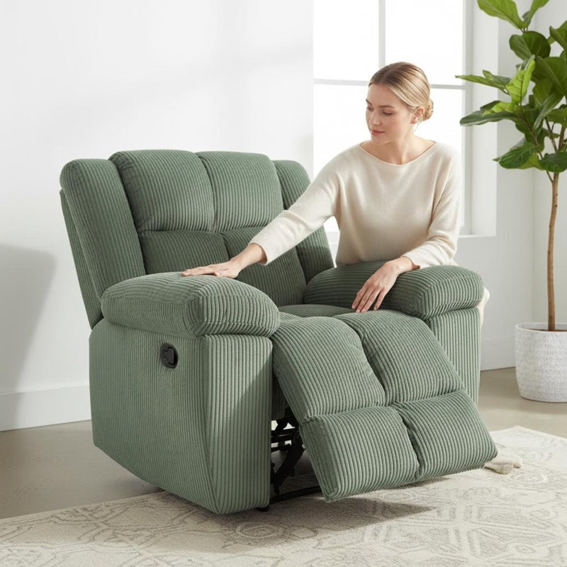 Fauteuil inclinable Green Velvet