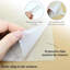 Film de fenêtre d'intimité givré 5 pièces, décorations adhésives statiques amovibles pour porte de fenêtre en verre, 17,7 po x 39,3 po