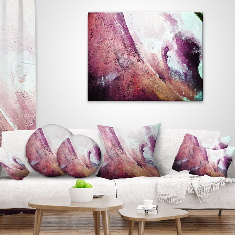  Coussin Abstract Texture, 16 po x 16 po, Coussin décoratif