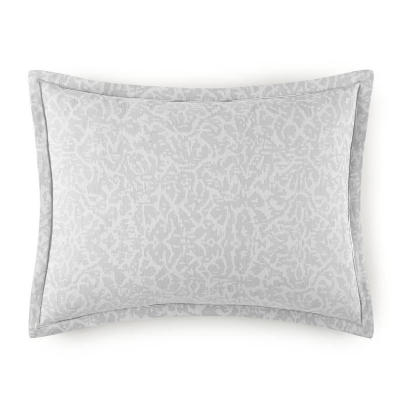 Ravenna Damask 100% Cotton Sham, Light Beige, Standard