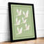 Doves in Flight Minimalist - Framed Print-499637924-499637925