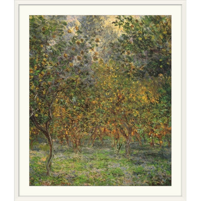 «Lemon Trees» par Claude Monet - impression
