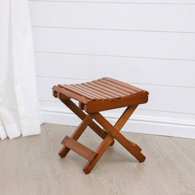 Andretti Solid Wood Accent Stool