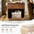  Kaybri 23.5''W Modern Fully Assembled Fluted Solid Wood End Table with Hidden Compartment and Charging Staion（Set of 2)-226878837