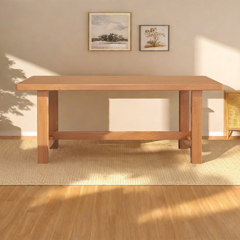 Cherry Solid Wood Dining Table, 35.43" W x 78.74" L
