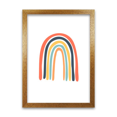 Rainbow On White Original - Print