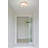 Roselle - 15 Inch Flush Mount with White Glass-100784895