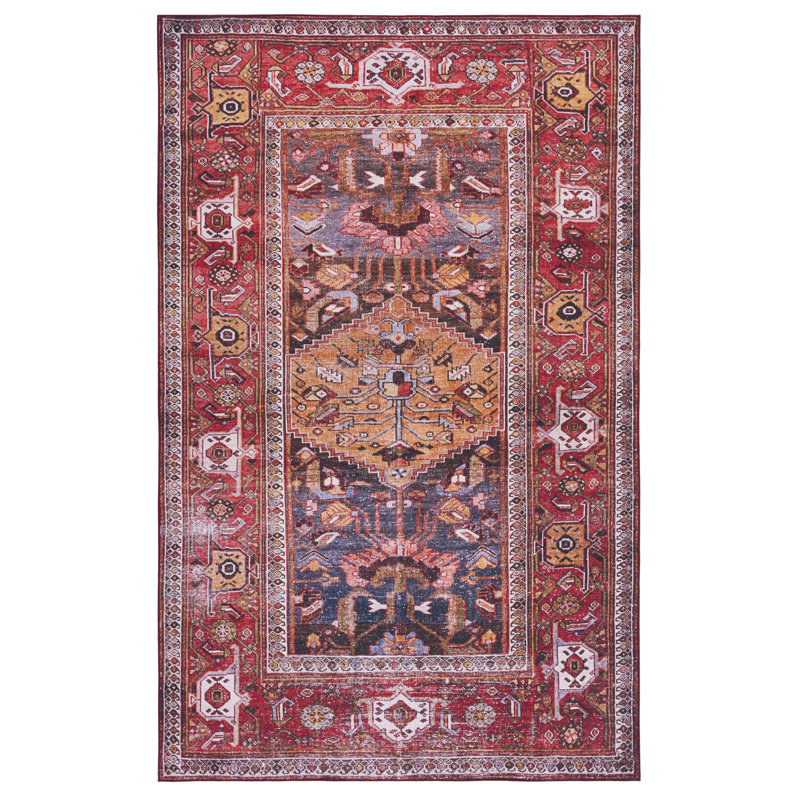 Villegas Oriental Power Loom Area Rug, Rectangle 183cm x 274cm
