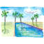 Zen Feeling Infinity Pool With View Of Caribbean Sea Print by Martina Bleichner-71203287-71203288