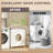 22.84"Large Rolling Laundry Hamper with Lid,  Collapsible Clothes Basket with Wheels, Easy Transport, for Laundry Room, Large Capacity Flip-Top Organizer for Bedroom, Quilts, and Clothing