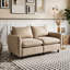 Upholstered 69 " Fabric Loveseat-1089615832