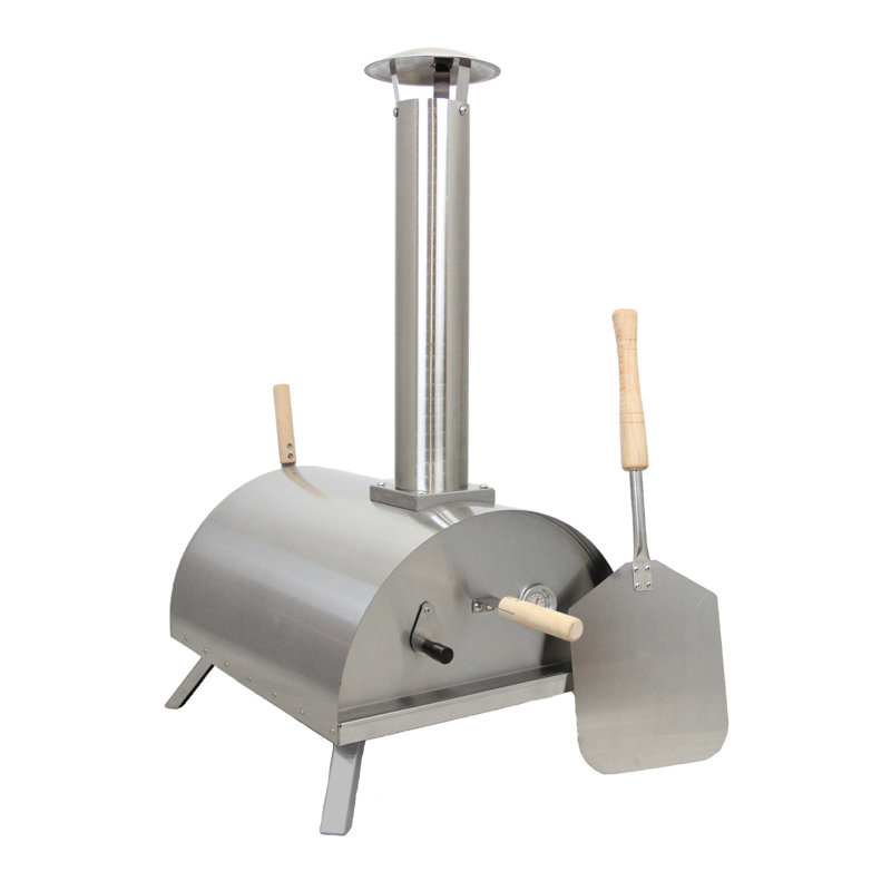 Dakota Fields Adysin Stainless Steel Countertop Propane Pizza Oven