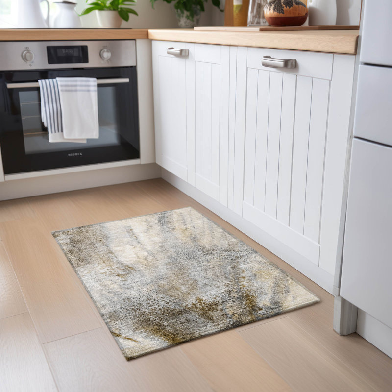 Tapis intérieur / extérieur Fairhills avec envers antidérapant, Rectangle 1 pi 8 po x 2 pi 6 po