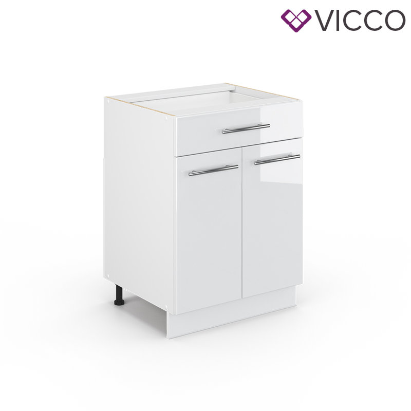 Bankston Glossy Base Unit, White