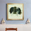 Woodgrain Pig - Peinture sur toile encadrée-492441473-492441502