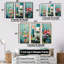 «Green Curious Rat Blooms» - souris, art mural-1545841020-1545841018