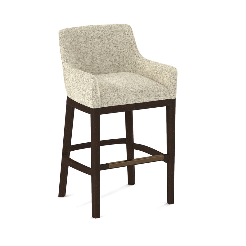 Upholstered Stool, Black, 61512-87