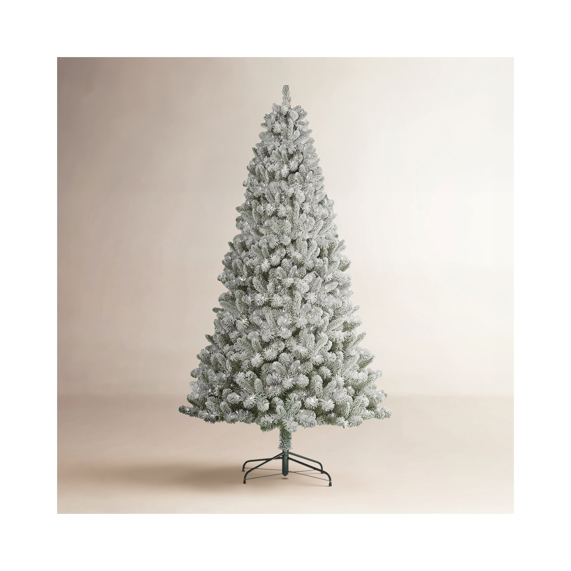 90' Lighted Artificial Pine Christmas Tree