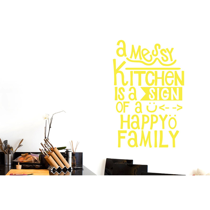 Wall Decal, Bright Yellow, Large