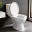Siège de toilette rond à fermeture lente