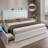 Bed Frame With 4 Storage Drawers And Led Lights Upholstered Platform Storage Bed Frame With Charging Station And Headboard Led Bed Frame,Easy Assemble-395153603-381632297